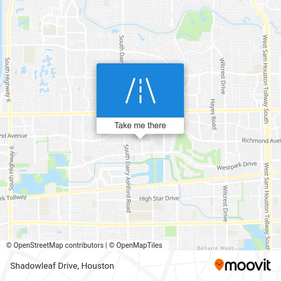 Shadowleaf Drive map