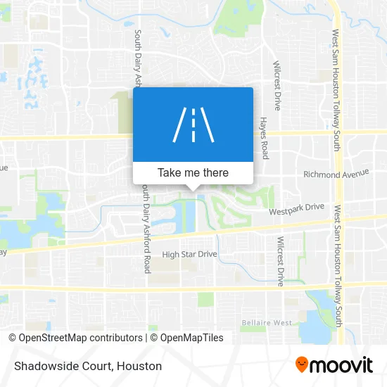 Shadowside Court map