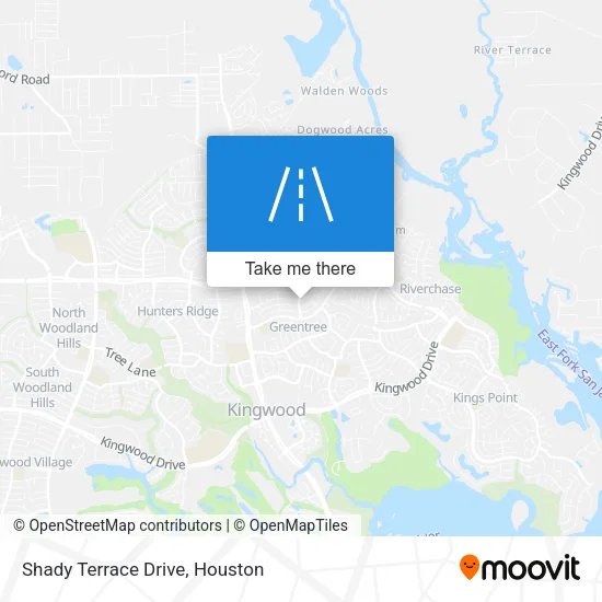 Shady Terrace Drive map