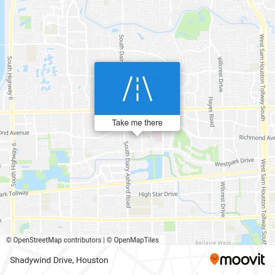 Shadywind Drive map