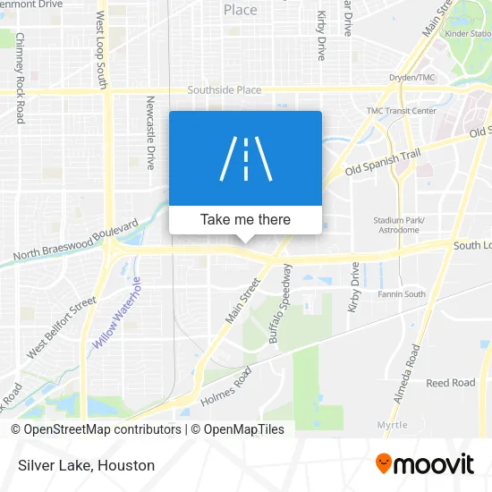 Silver Lake map