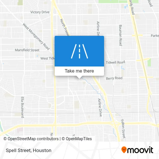 Spell Street map