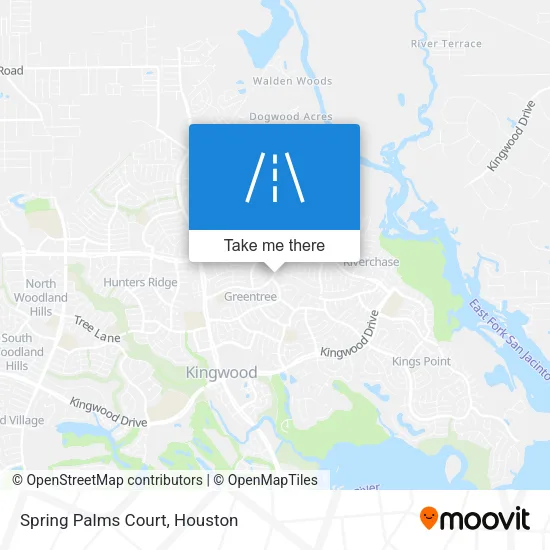 Spring Palms Court map