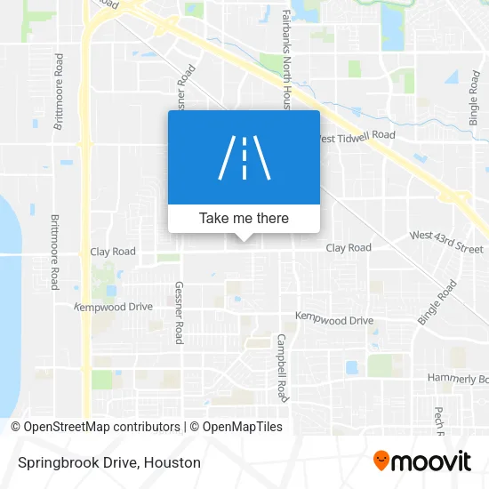 Springbrook Drive map