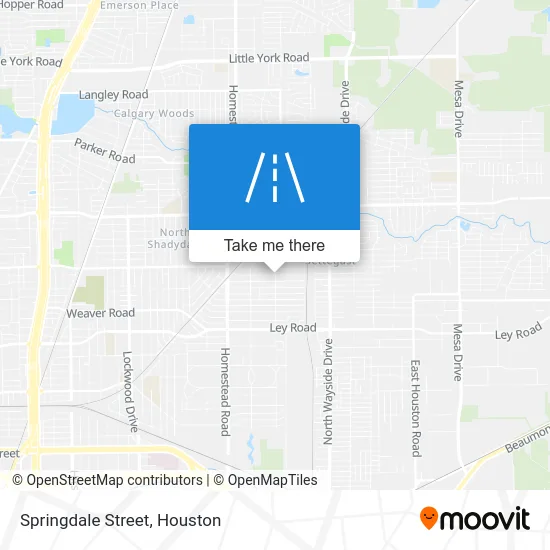 Springdale Street map