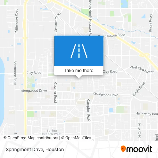 Springmont Drive map