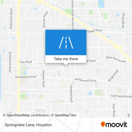 Springview Lane map