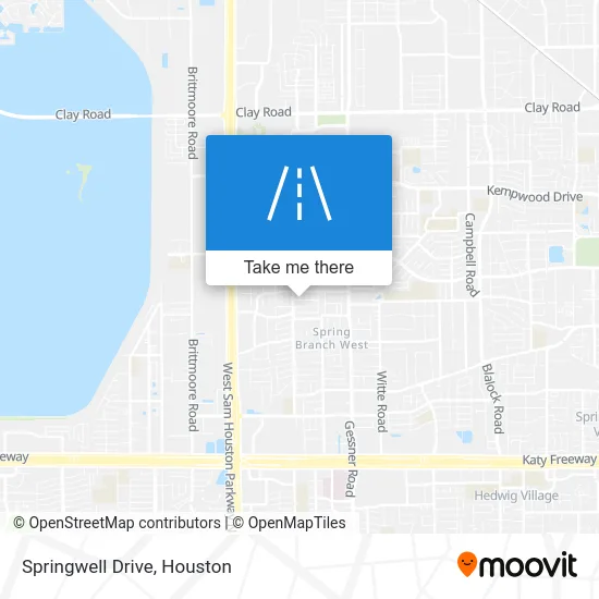 Springwell Drive map