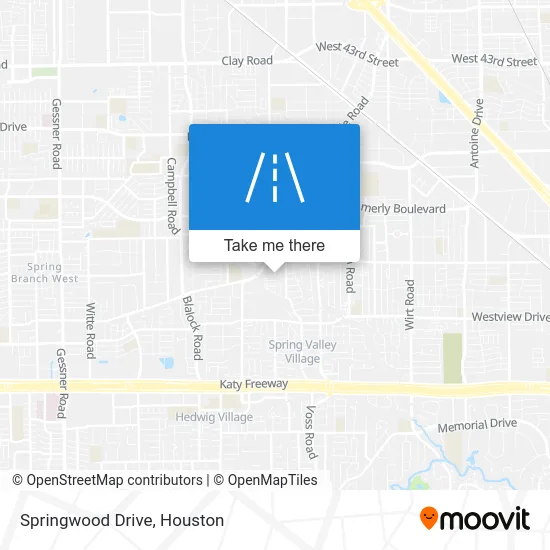 Springwood Drive map
