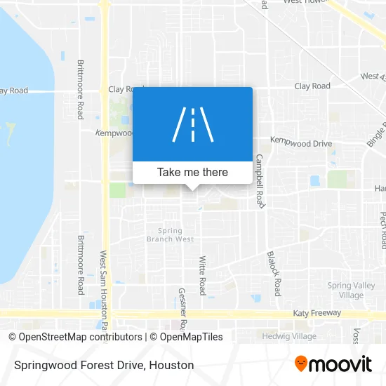 Springwood Forest Drive map