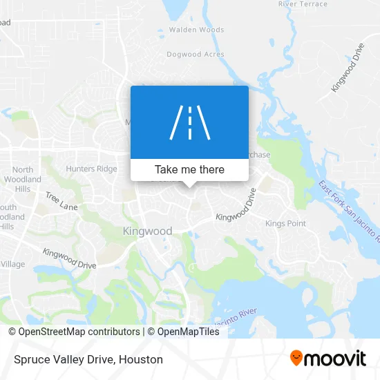 Spruce Valley Drive map