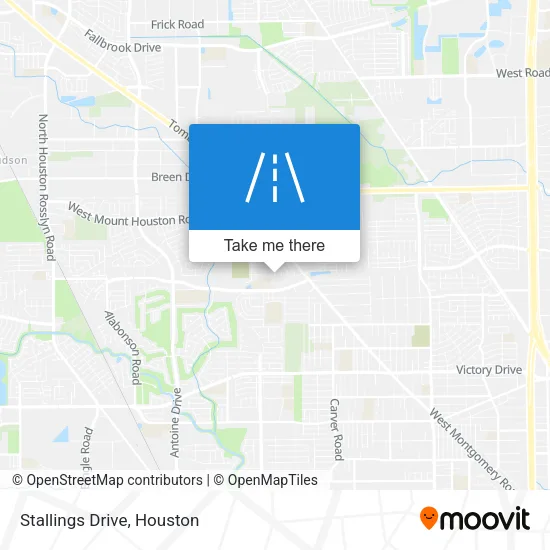 Stallings Drive map