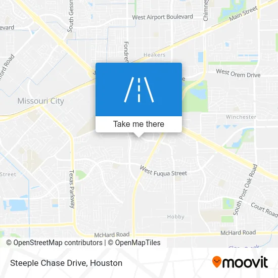 Steeple Chase Drive map