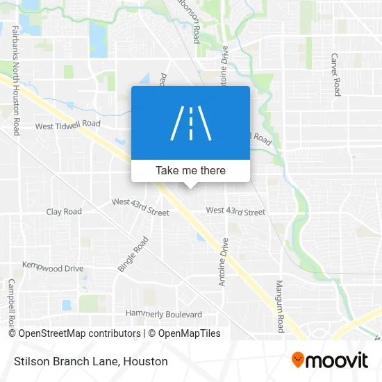 Stilson Branch Lane map