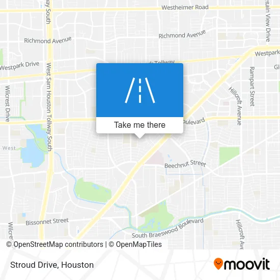 Stroud Drive map