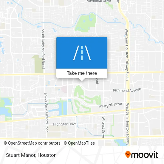 Stuart Manor map