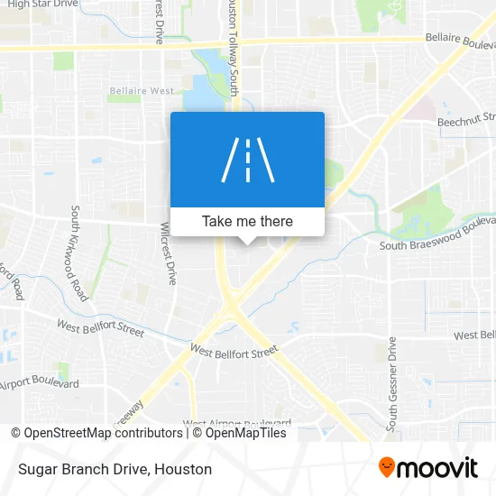 Sugar Branch Drive map