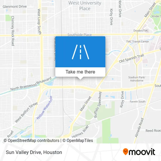 Sun Valley Drive map
