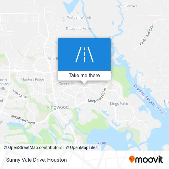 Sunny Vale Drive map