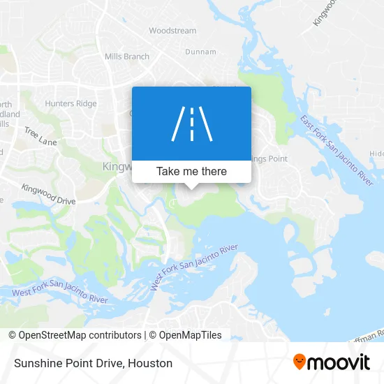Sunshine Point Drive map