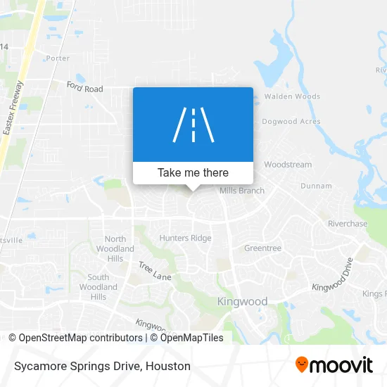 Sycamore Springs Drive map