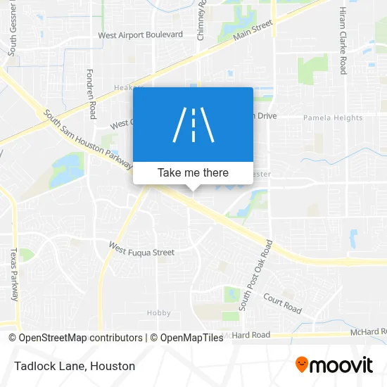 Tadlock Lane map