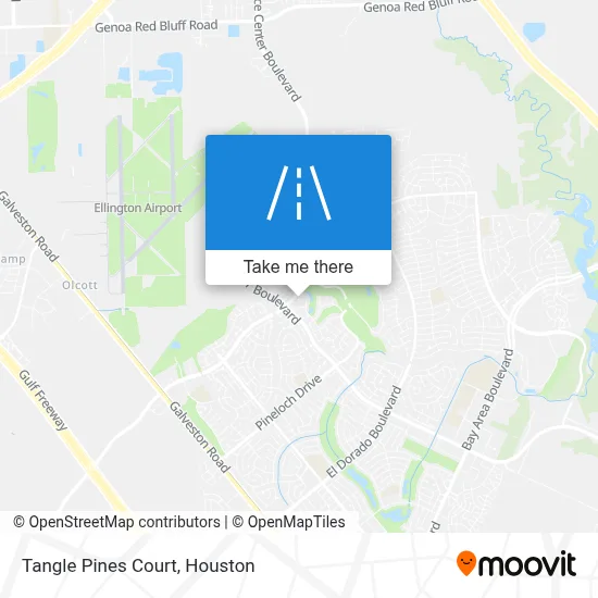 Tangle Pines Court map