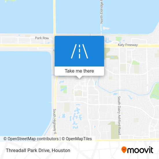 Threadall Park Drive map