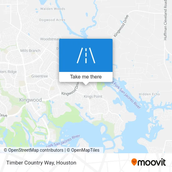 Timber Country Way map