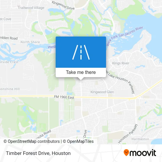 Timber Forest Drive map