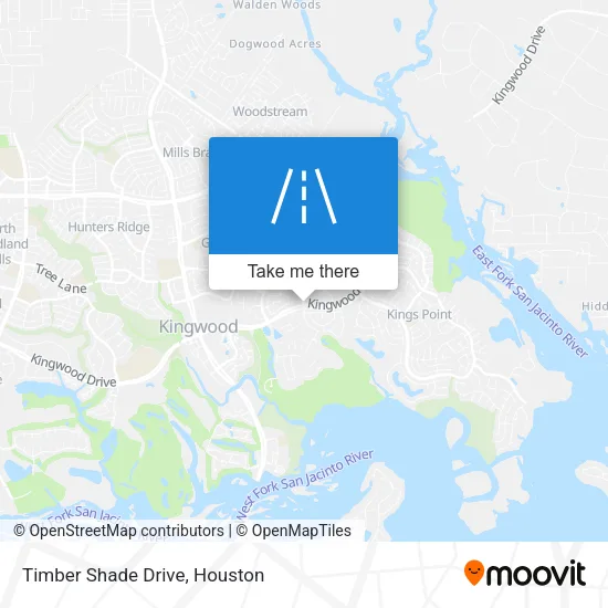 Timber Shade Drive map