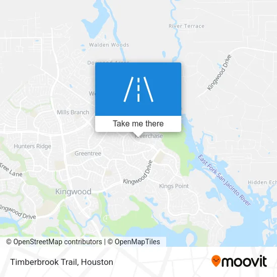 Timberbrook Trail map