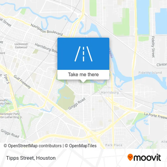 Tipps Street map