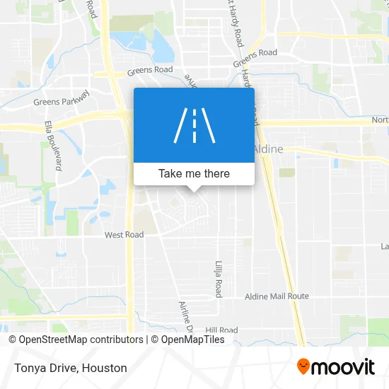 Tonya Drive map
