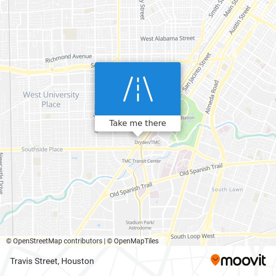 Travis Street map