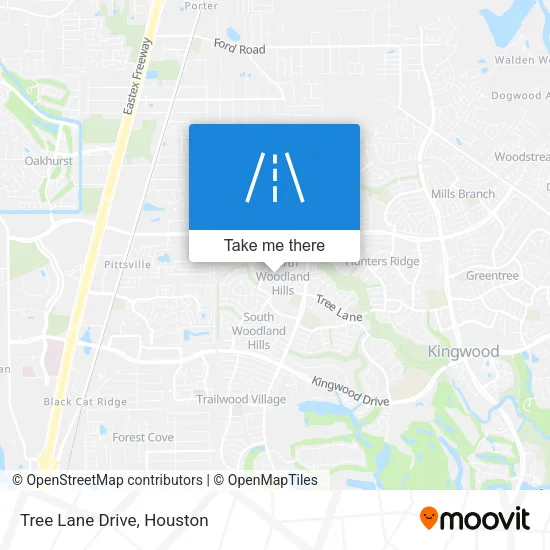 Tree Lane Drive map
