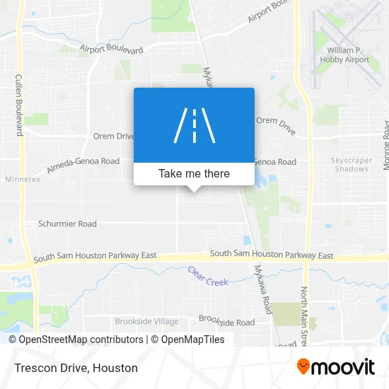 Trescon Drive map