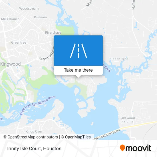 Trinity Isle Court map