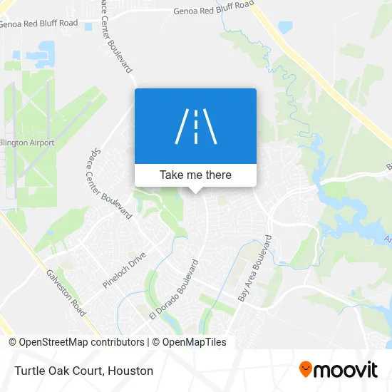 Turtle Oak Court map