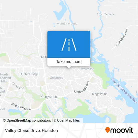 Valley Chase Drive map