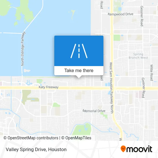 Valley Spring Drive map