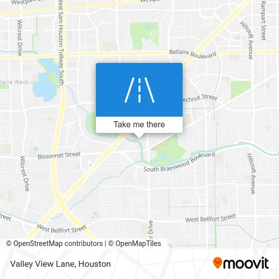 Valley View Lane map