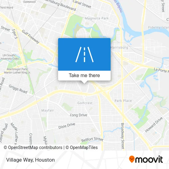 Village Way map