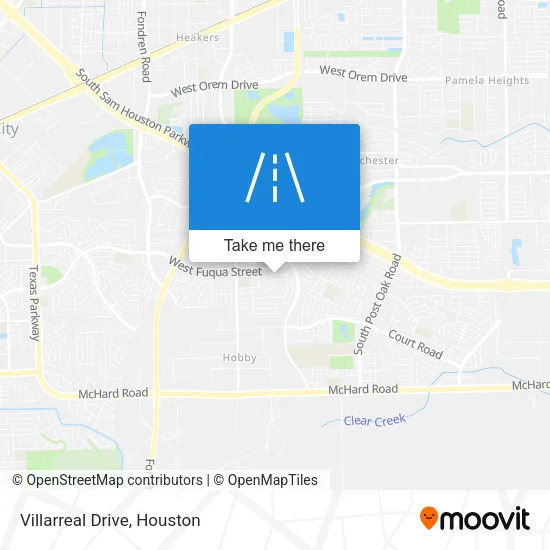 Villarreal Drive map