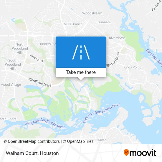 Walham Court map