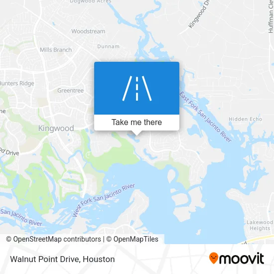 Walnut Point Drive map