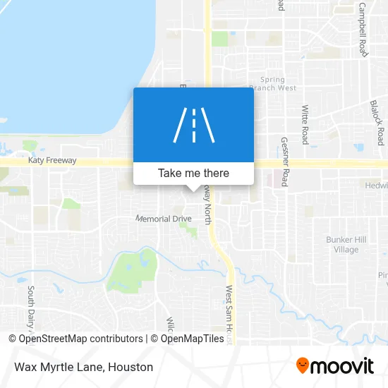 Wax Myrtle Lane map