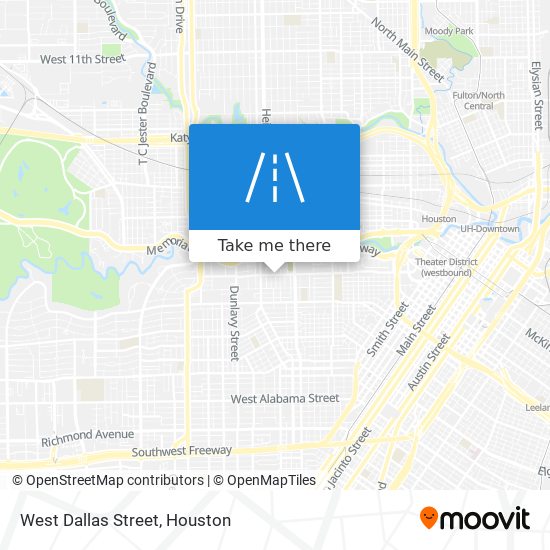 West Dallas Street map