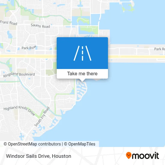 Windsor Sails Drive map