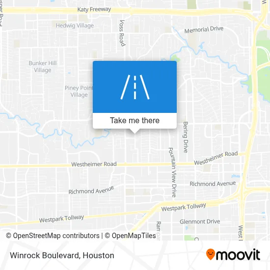 Winrock Boulevard map